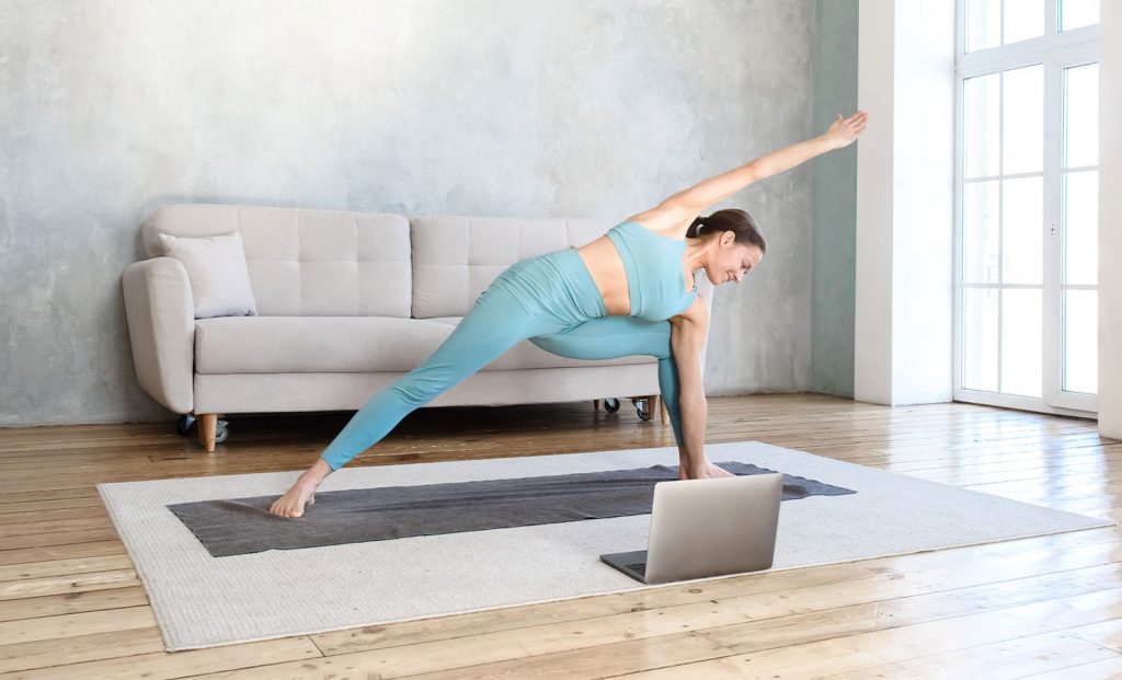 evde yoga online yoga