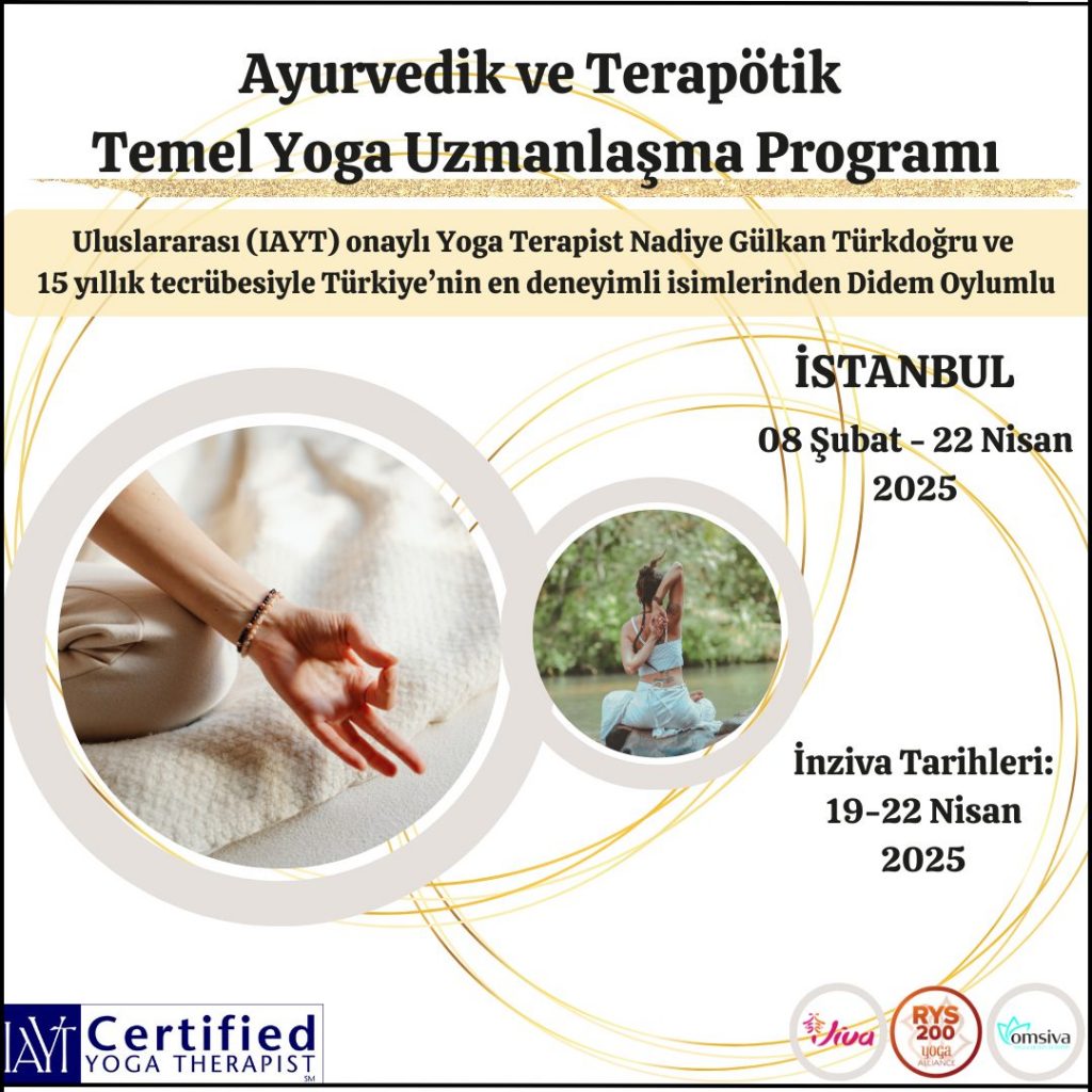 İstanbul - Ayurvedik ve Terapötik Yoga Eğitmenlik Eğitimi